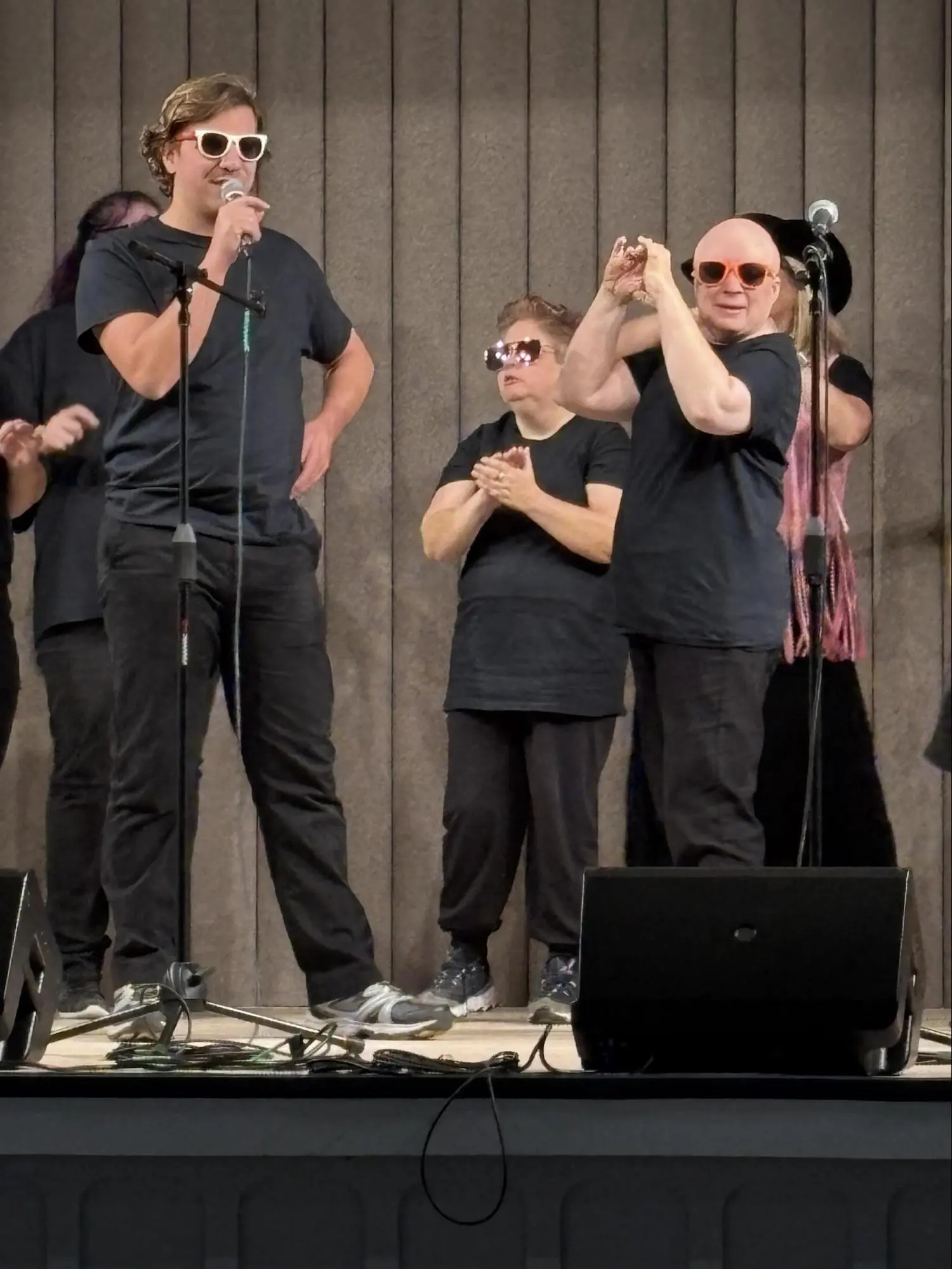 ERC clients performing at Prom Night